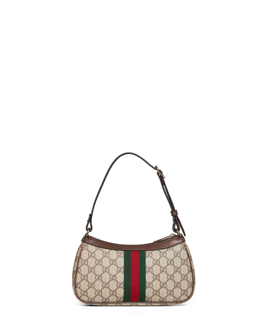 Gucci Natural And Dark Ophidia Small Shoulder Bag