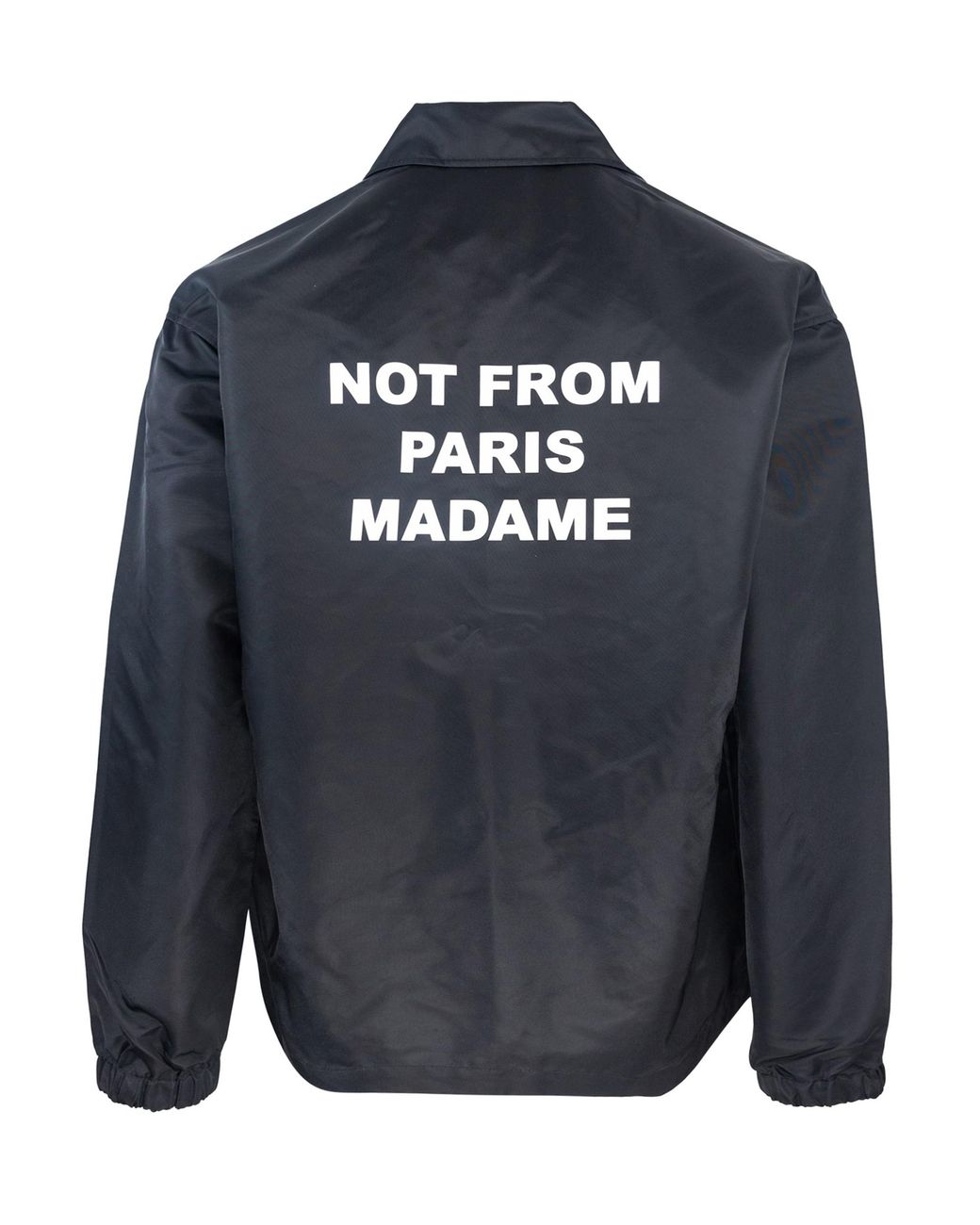 Drole de Monsieur Blue Technical Fabric Logo Jacket For Nylon Outerwear for men