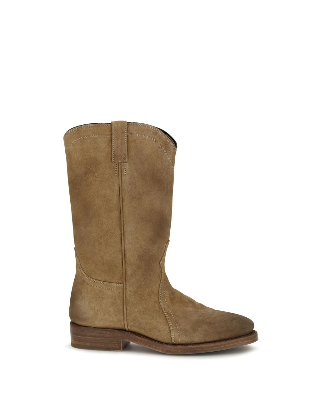 Jil Sander Brown Bruce Suede Ankle Boots