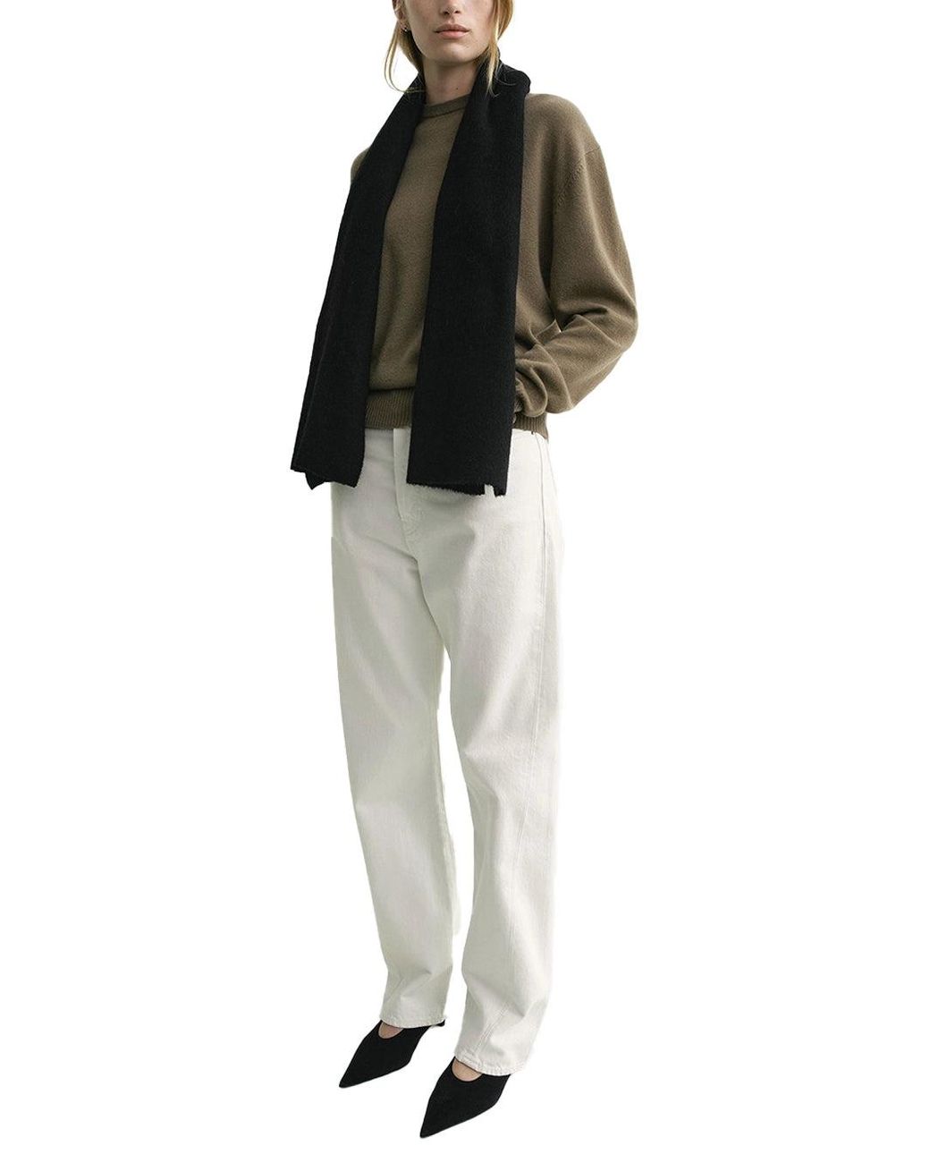 Totême Natural Classic Cashmere Top Hazel