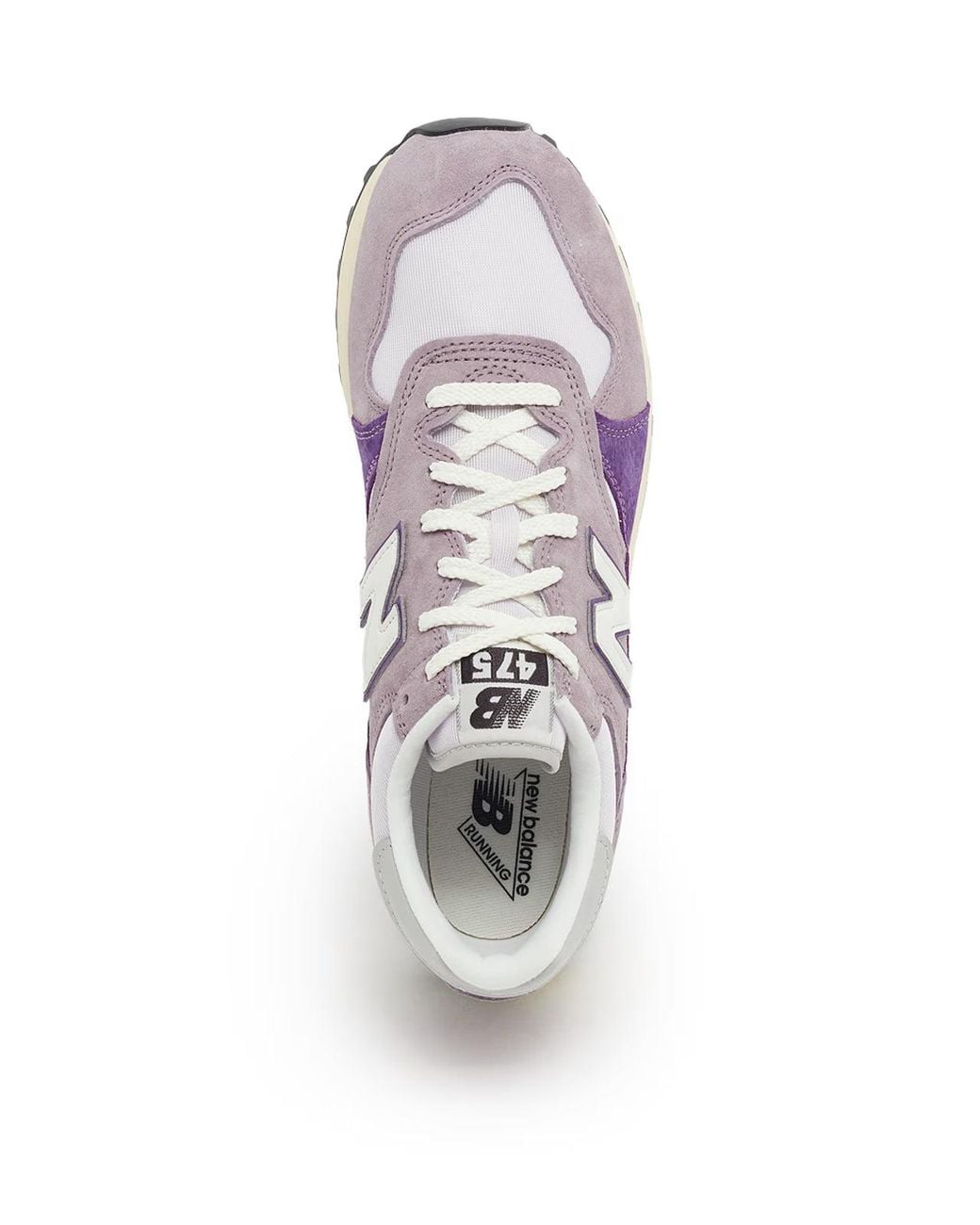 New Balance White New Balance Suede And Mesh Sneaker for men