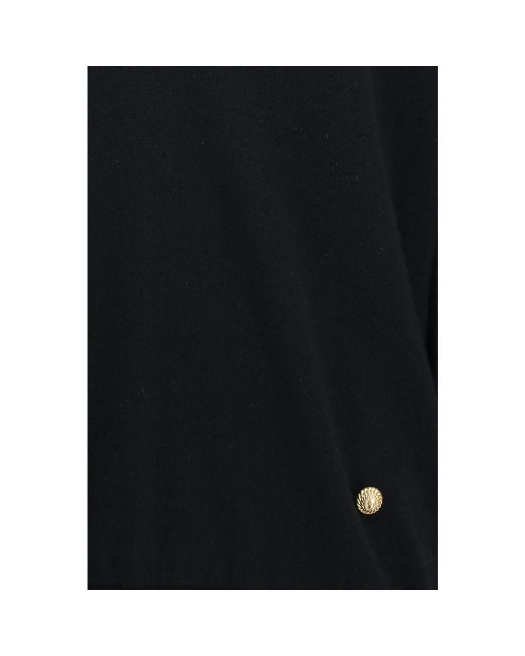 Balmain Black Wool Oves Aries Sweatshirt