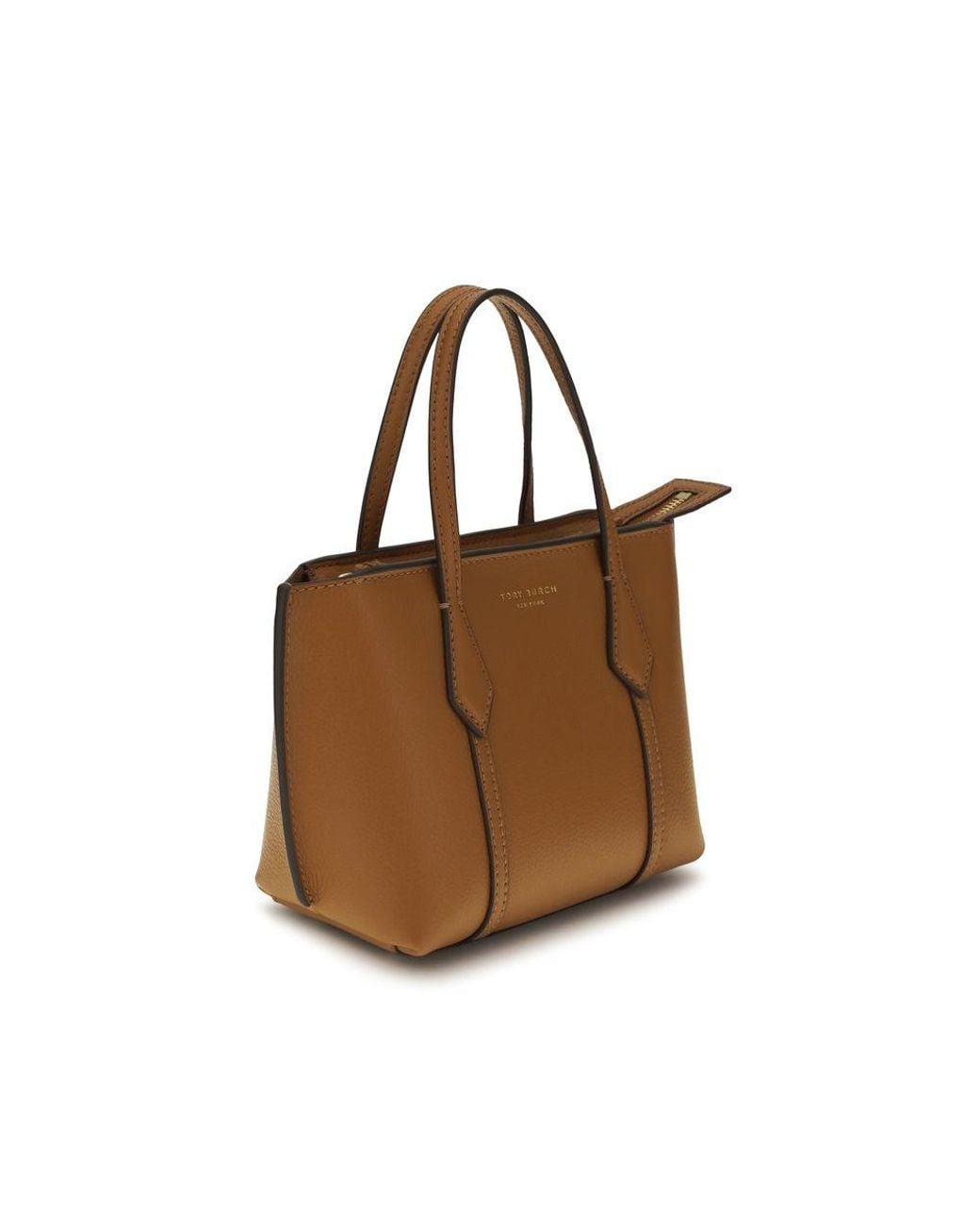 Tory Burch Brown Calf Leather Bos Taurus Shoulder Bag