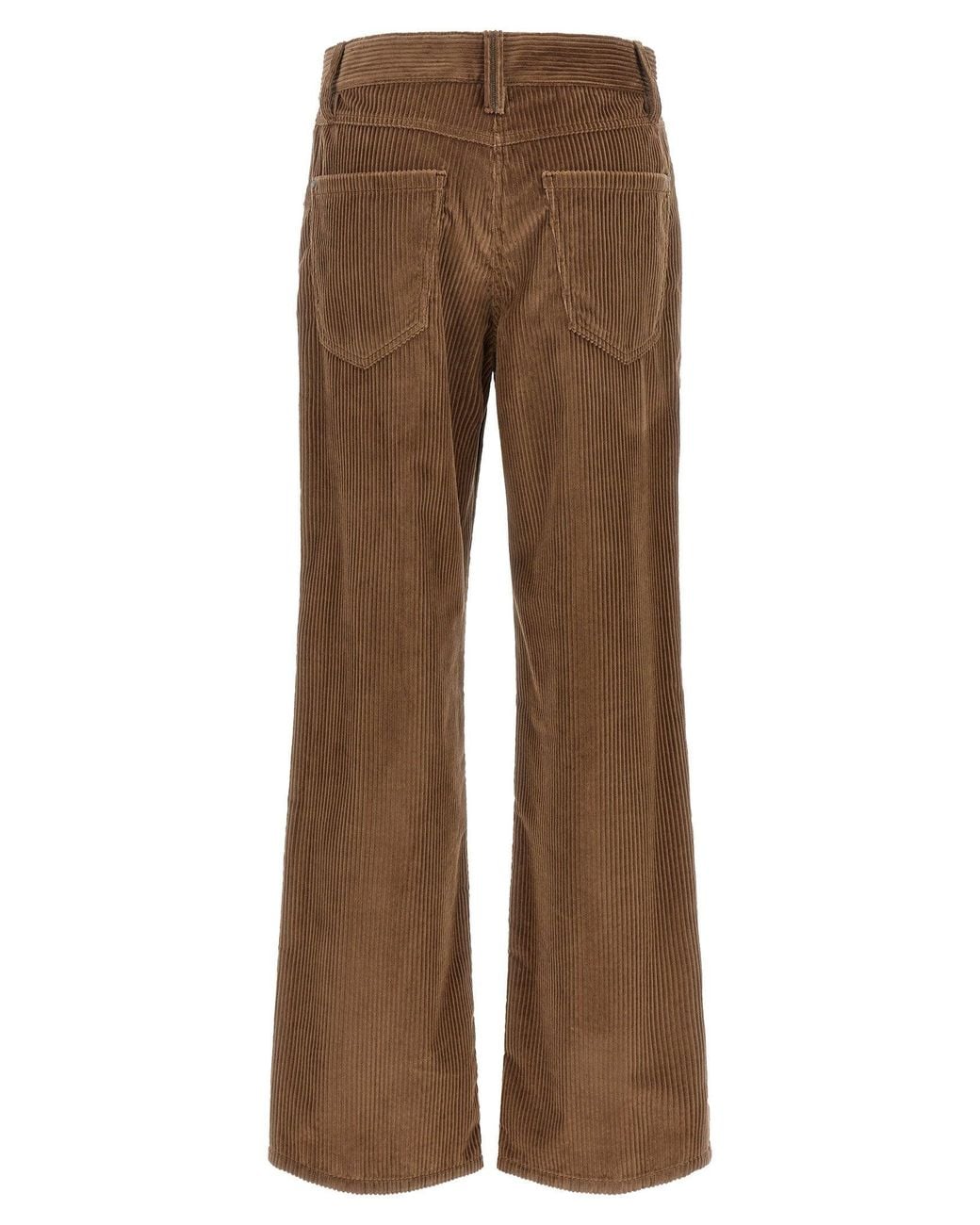 Brunello Cucinelli Brown Cotton Corduroy Trousers