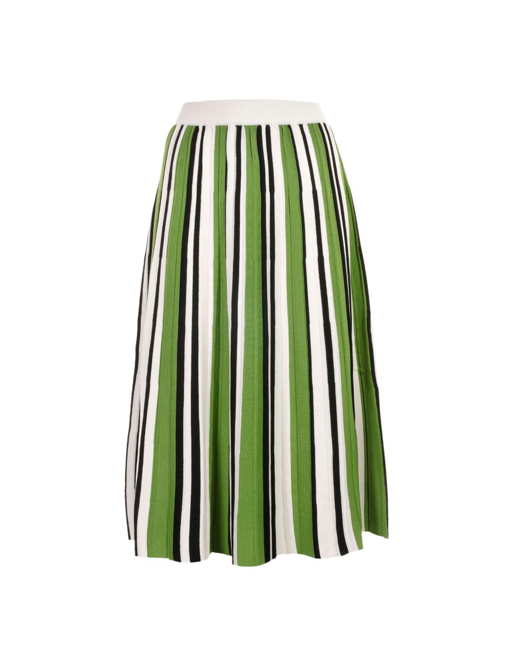 Green pleated skirt clearance yarn