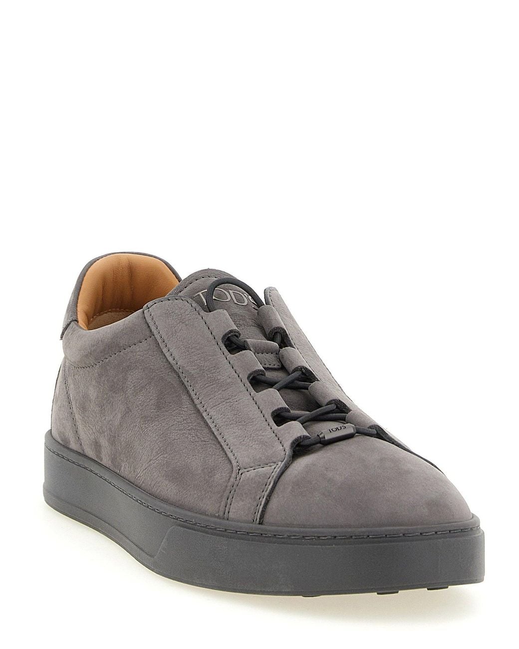 Tod's Gray Nubuck Sneaker for men