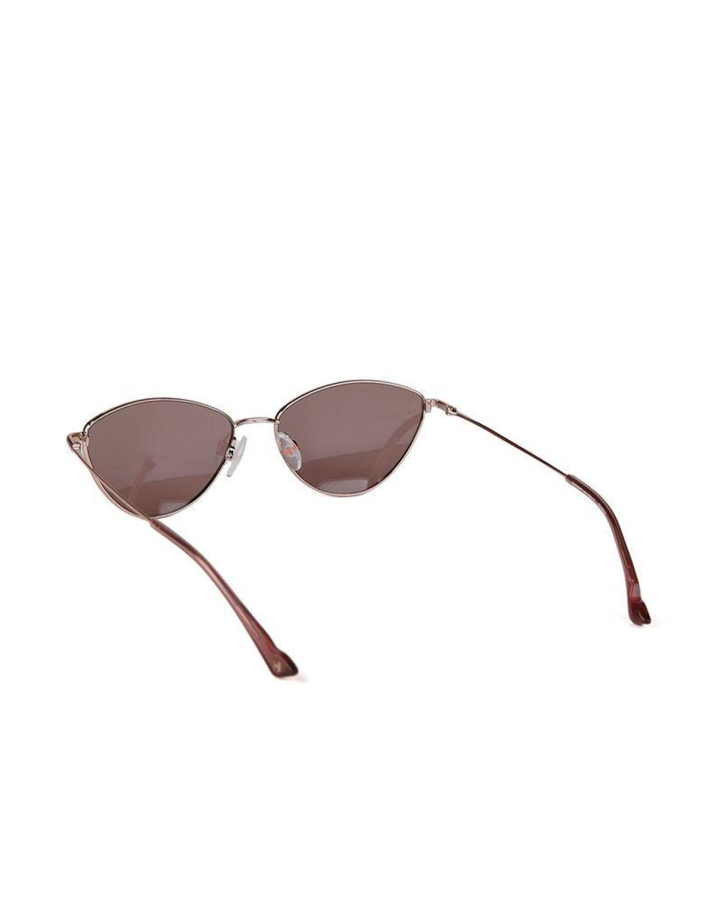 Hickmann Hickmann Hi3232 Oval Metal Frame Sunglasses — Rose in Brown | Lyst