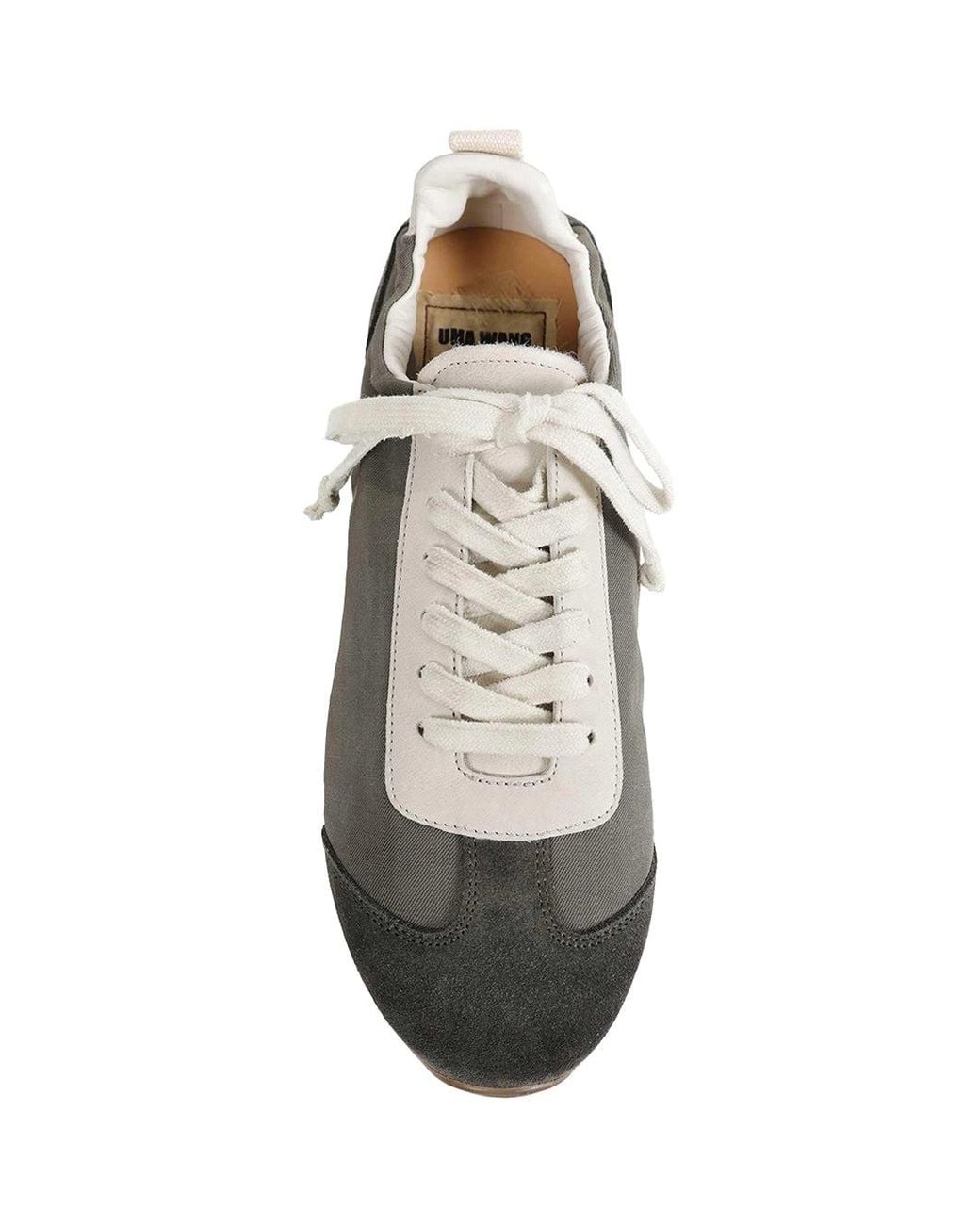 Uma Wang White Baseball Sneakers Dark