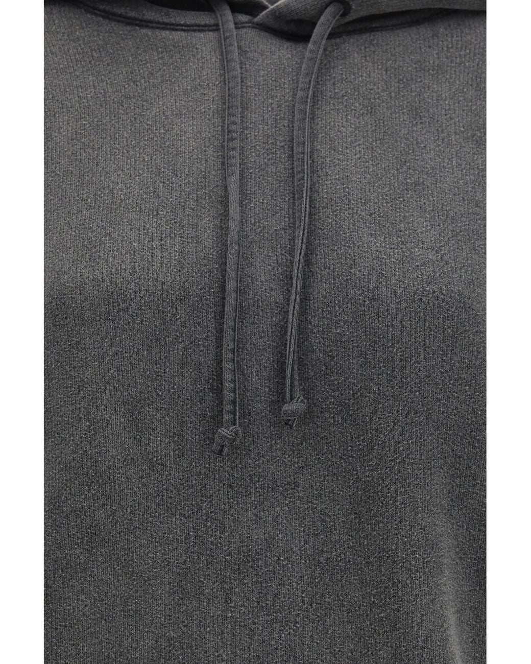 Acne Gray Cotton Hoodie Sweater