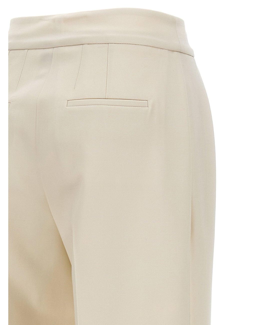 Kiton Natural Stretch Wool Jersey Trousers