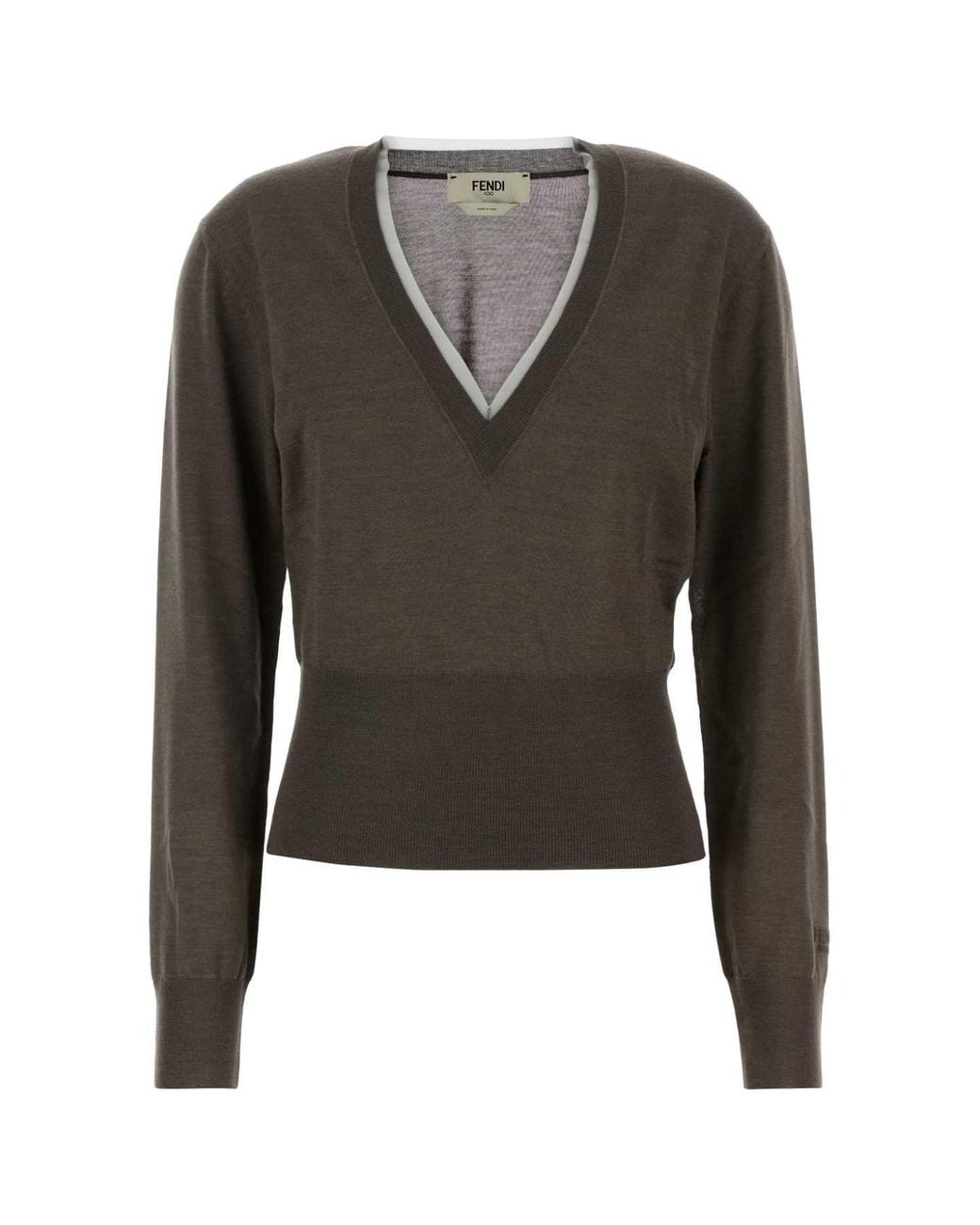 Fendi Black Dove Cashmere Blend Sweater