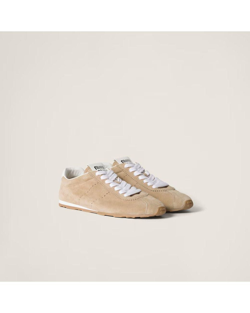 Miu Miu Natural Miu Miu Sneaker