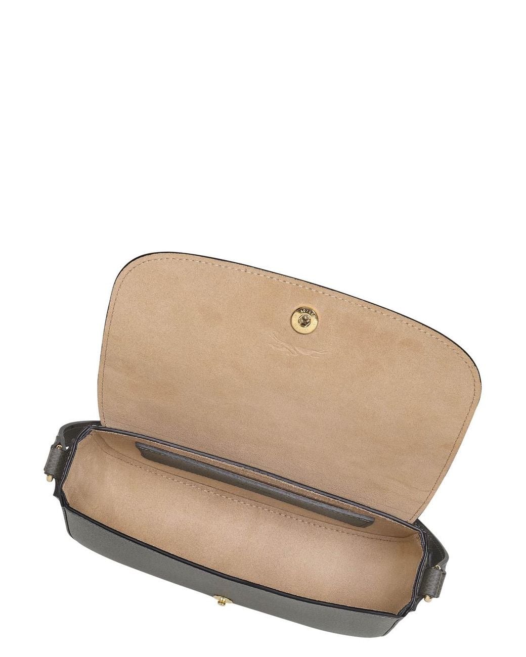 Longchamp Gray Crossbody Bag Epure Leather