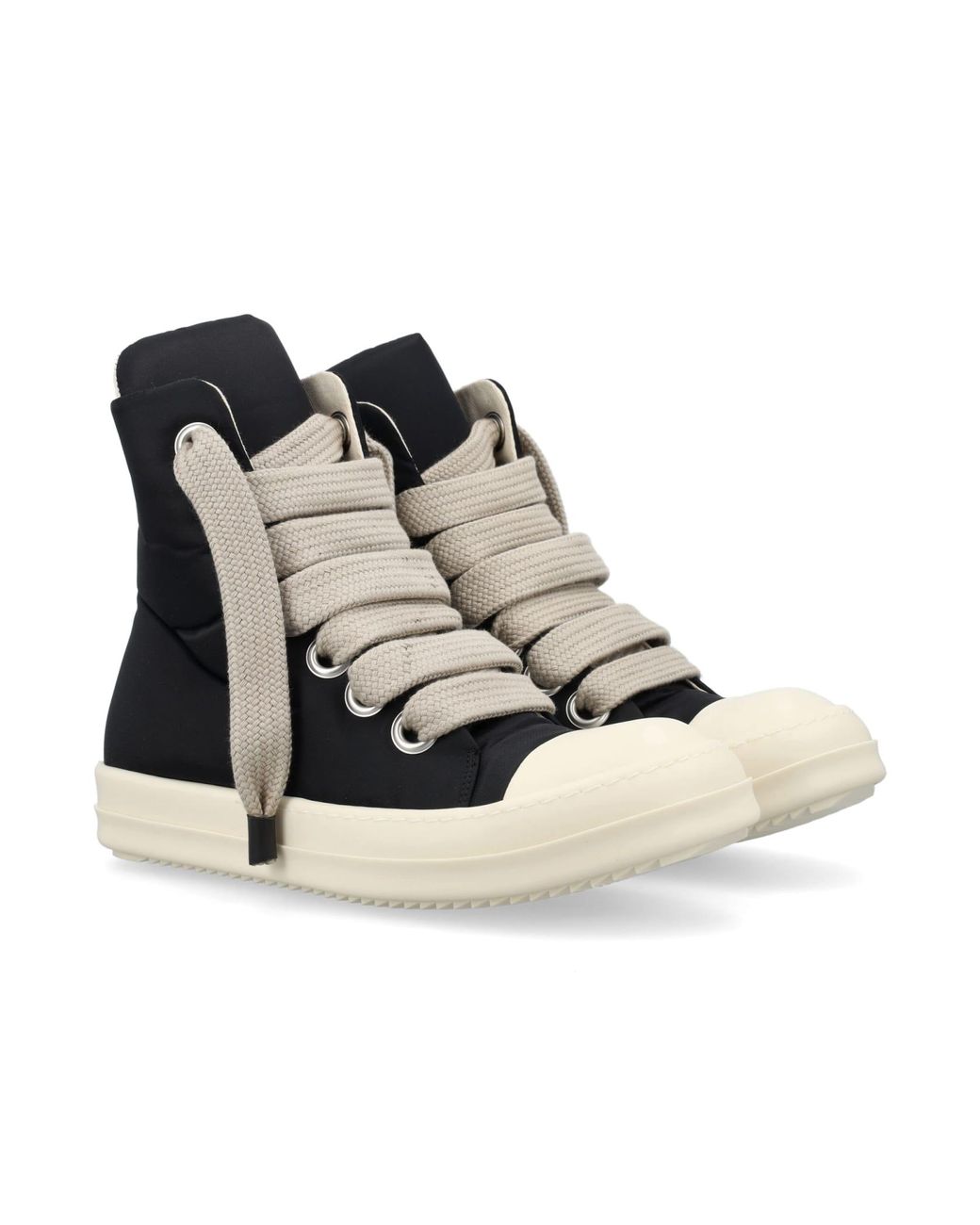 Rick Owens Jumbo Lace Puffer Sneakers in Black for Men | Lyst Rick Owens Jumbo Lace Puffer Sneakers in Black for Men | Lyst
