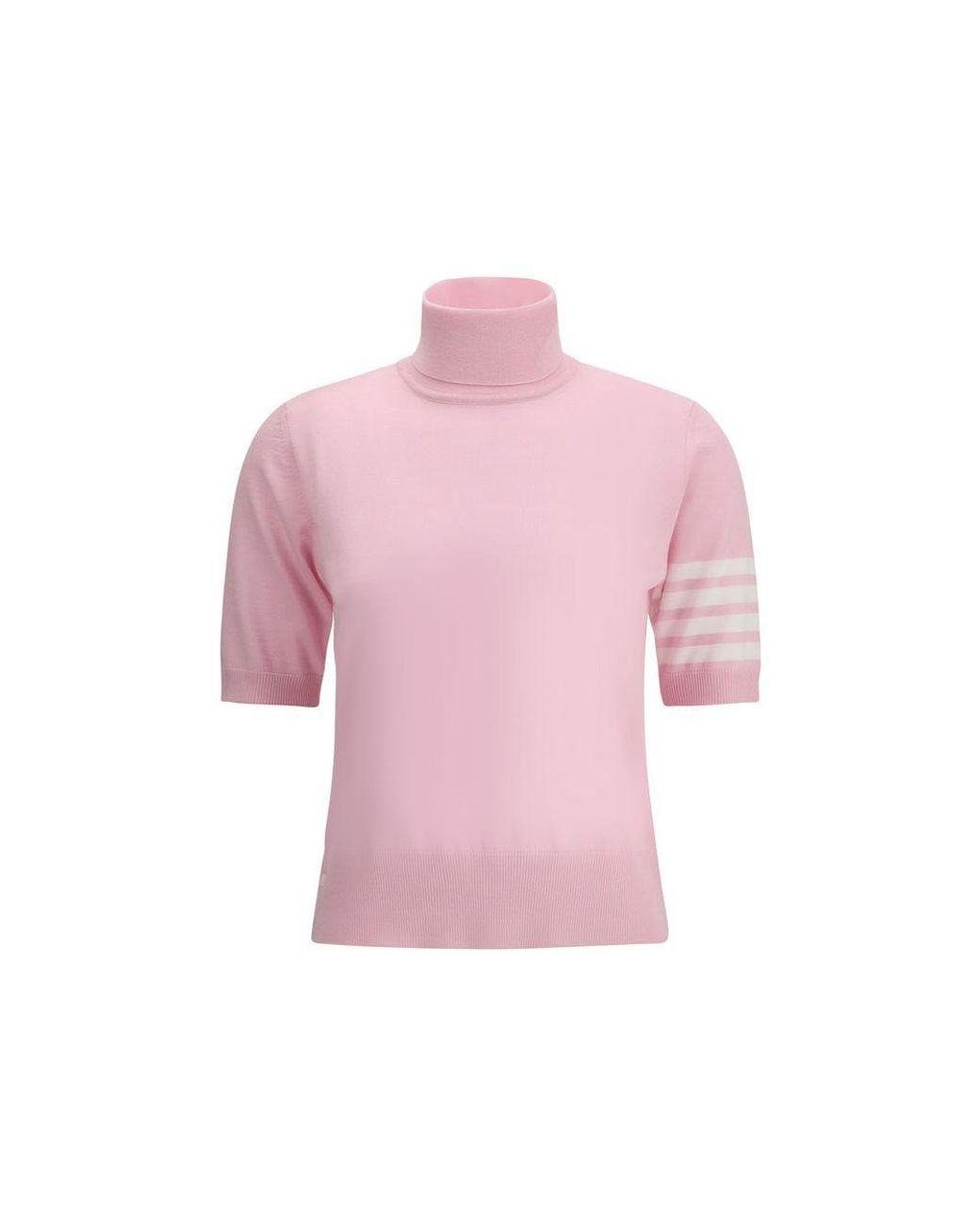 Thom Browne Pink Multicolor Polyamide Turtleneck
