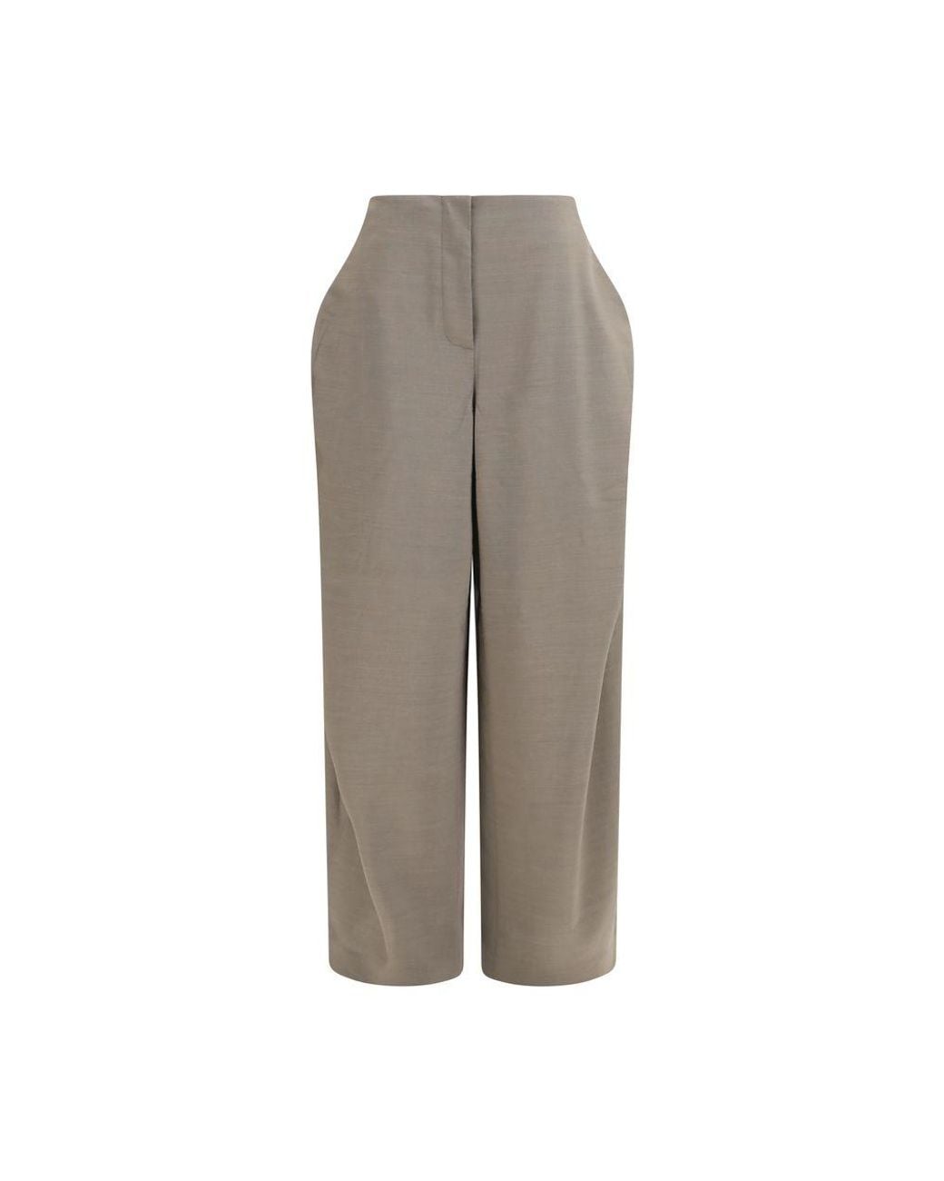 Jacquemus Gray Wool Oves Aries Fla Pants