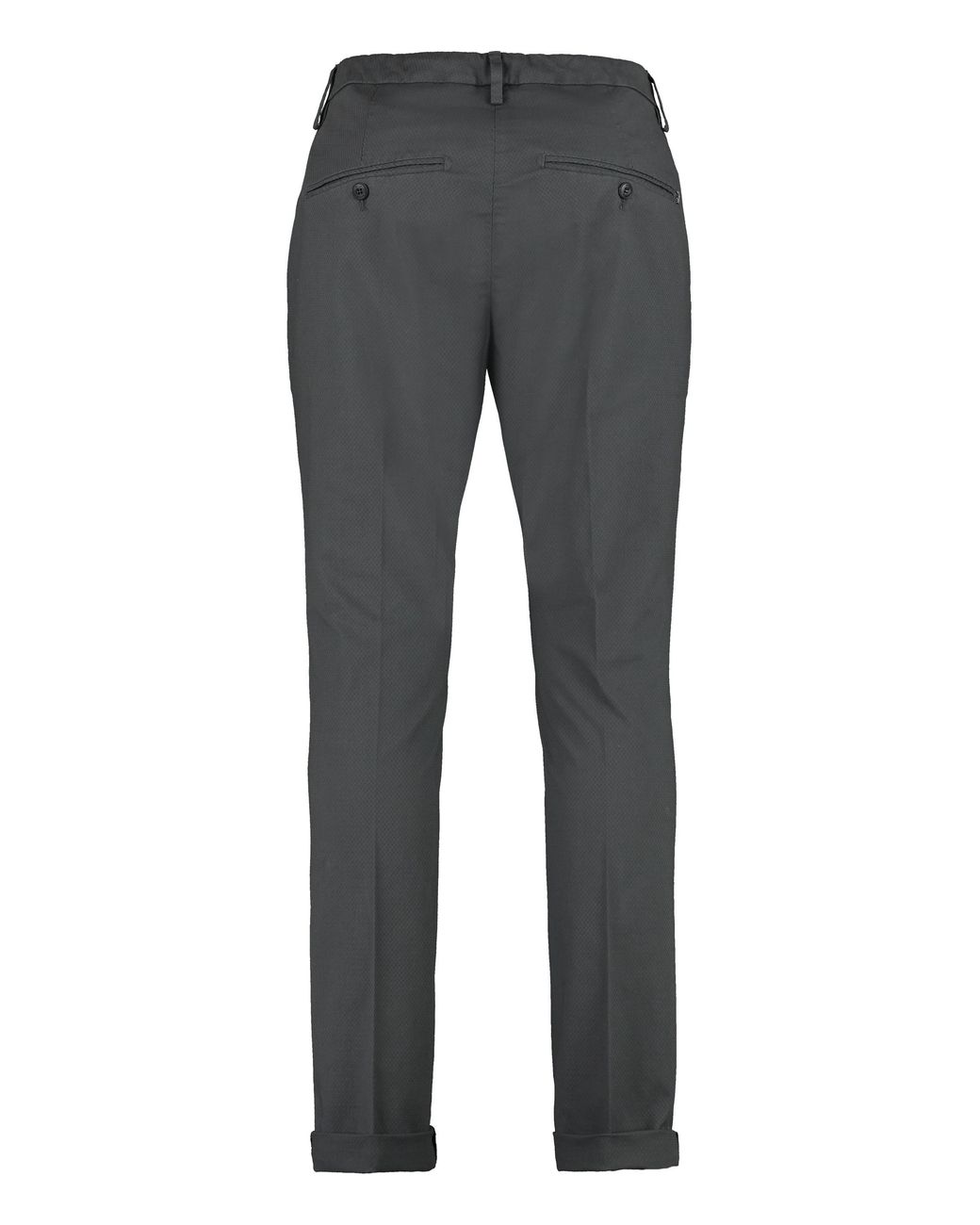 Dondup Gray Gaubert Stretch Cotton Trousers Elastane for men