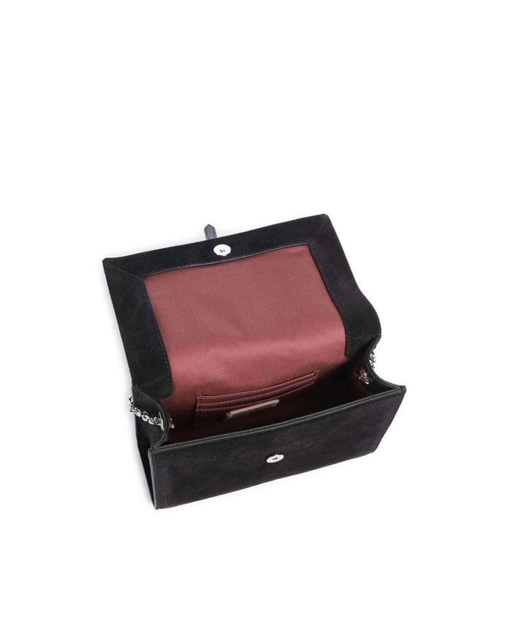 Coccinelle Black Crossbody Bag Cowhide Leather