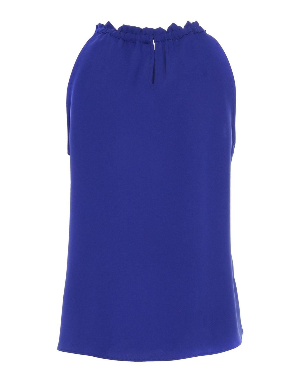 P.A.R.O.S.H. Blue P.A.R.O..H. Sleeveless Blouse Polyester