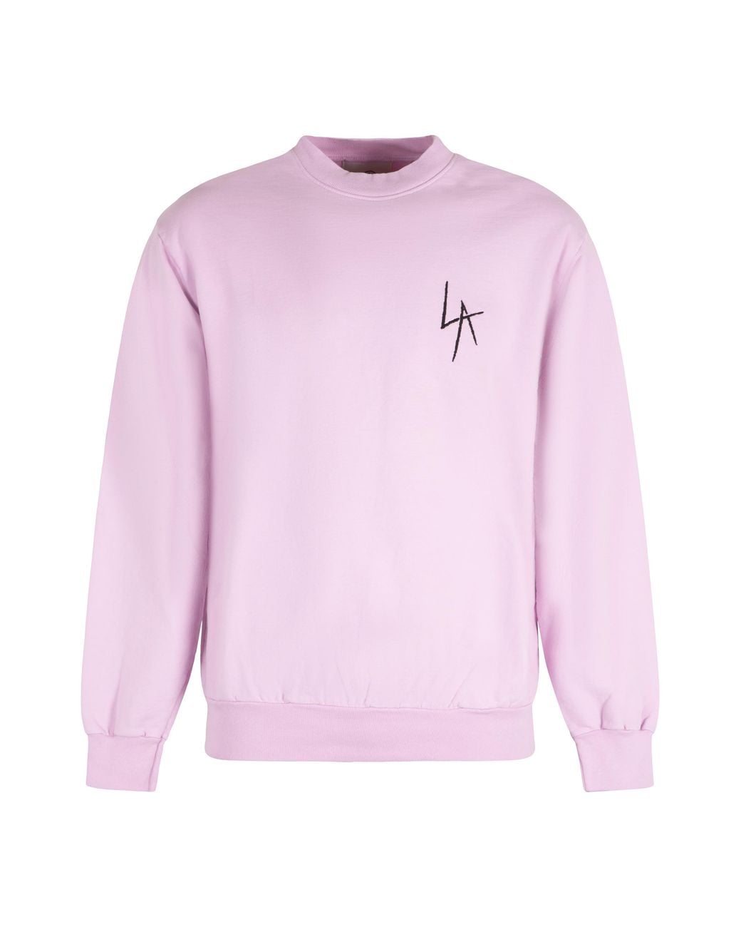 Local Authority Pink Local Authority Crew-Neck Cotton Sweatshirt for men