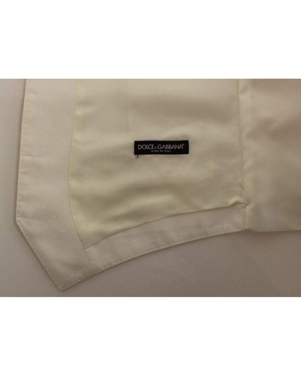 Dolce & Gabbana Black Cotton Silk Blend Dress Vest Blazer for men