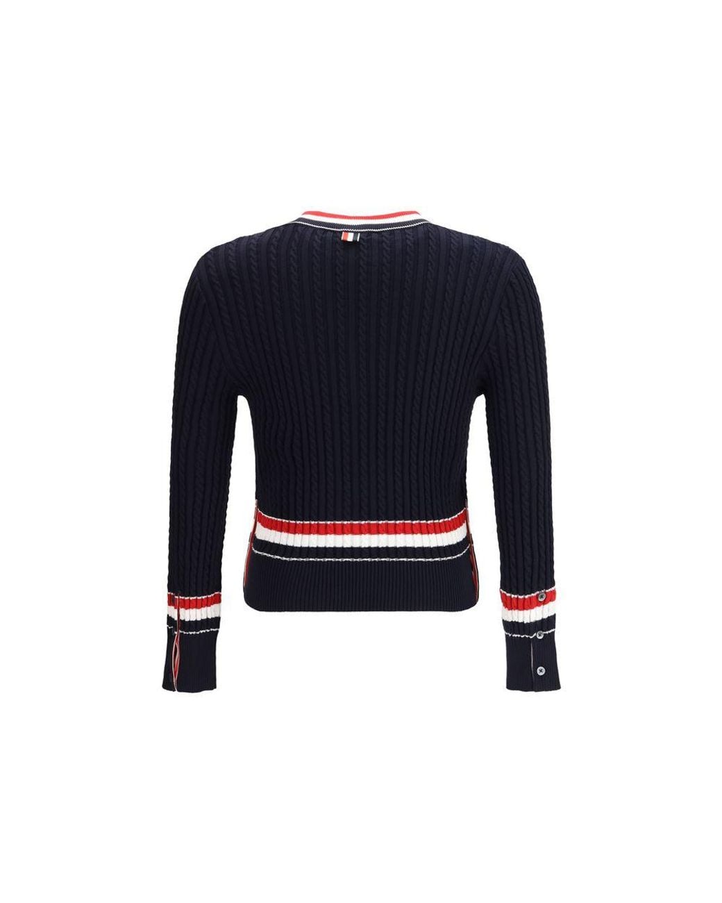 Thom Browne Blue Cotton Sweatshirt for men