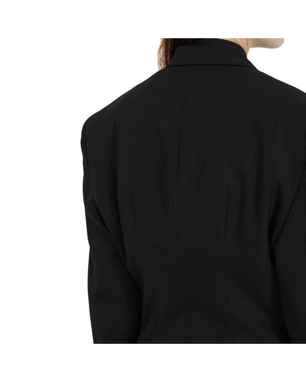 Balenciaga Black Wool Coat Clothing