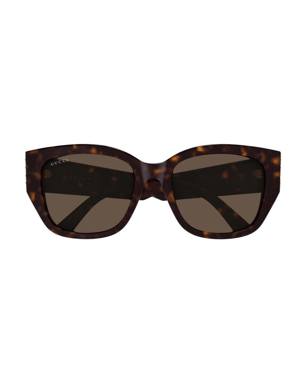 Gucci Brown Sunglasses Square Full Rim, Havana Frame And Lens Gg2043Sa002