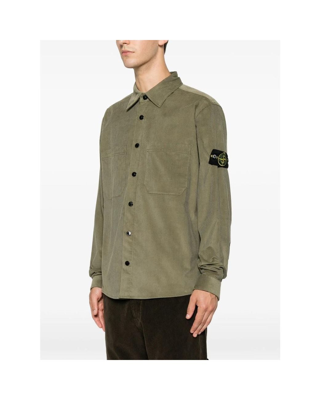 Stone Island Green Shirts for men