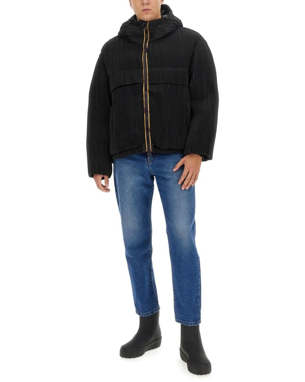 K-Way Black Claudeny Jacket Polyester for men