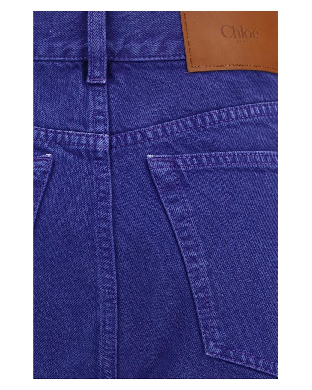 Chloé Blue Cotton Denim Pants Jean