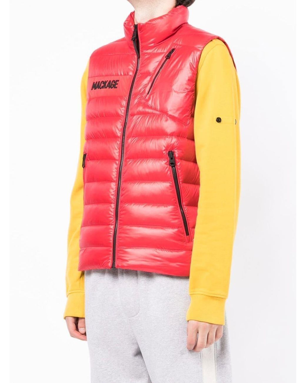 Mackage White Hardy Down Vest Jacket Clothing Coats for men