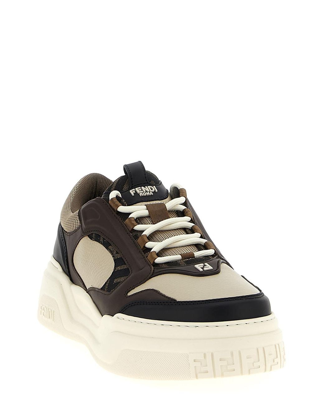 Fendi Black 'Force' Sneakers for men