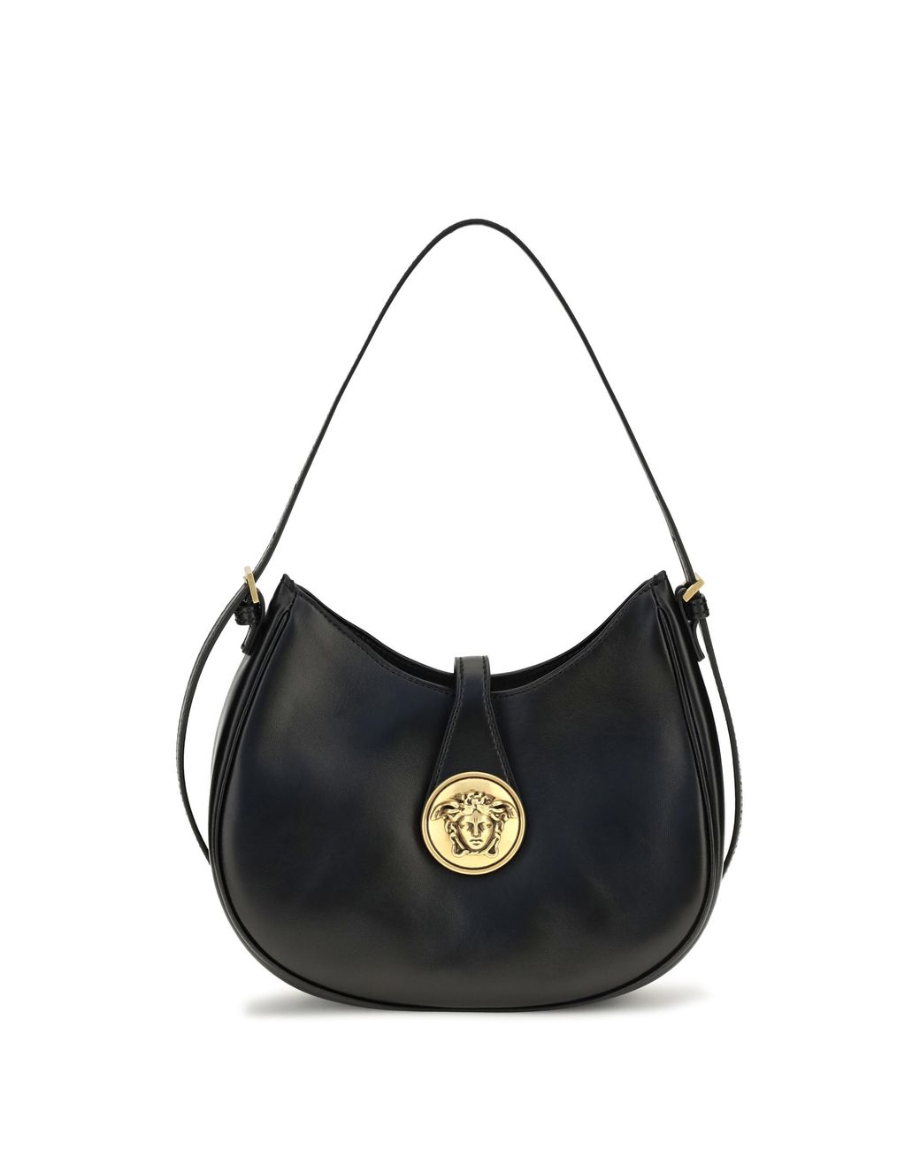Versace Black Versace Emblème Hobo Bag