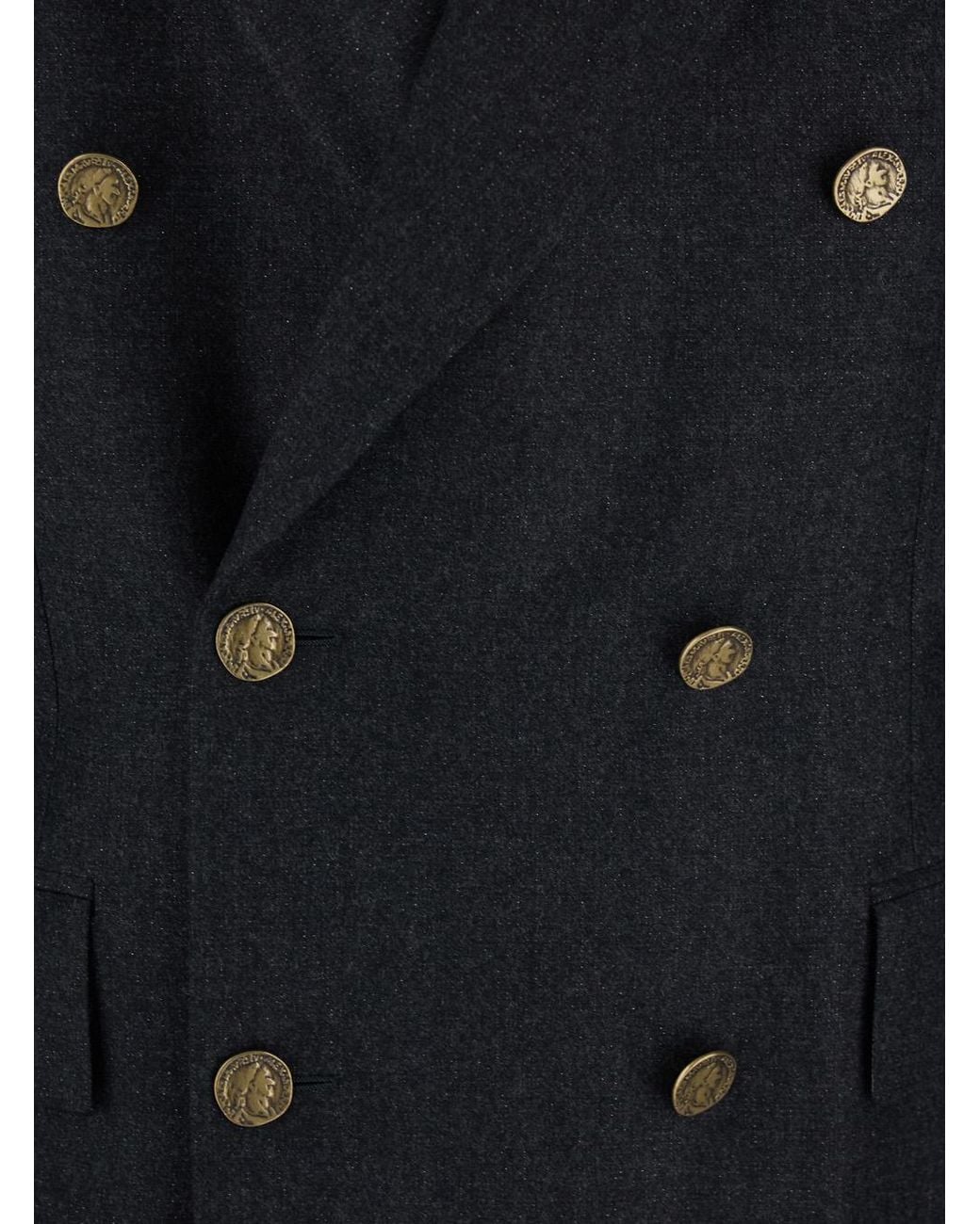 Vivienne Westwood Black Double-Breasted Jacket With Wide Peak Lapels for men