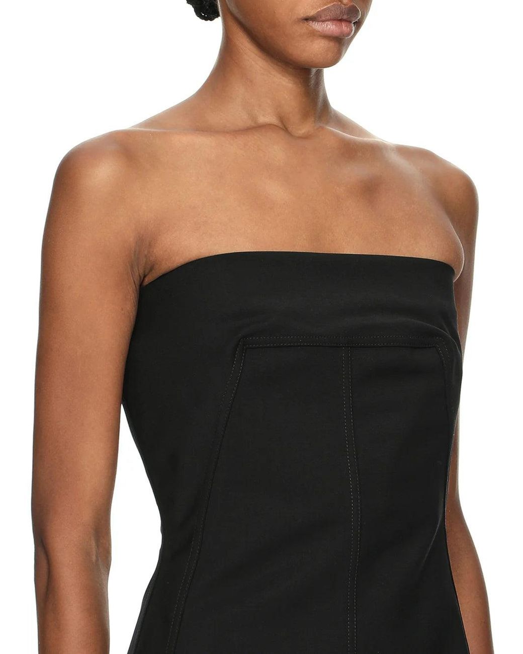 Rick Owens Black Top Bustier Noir