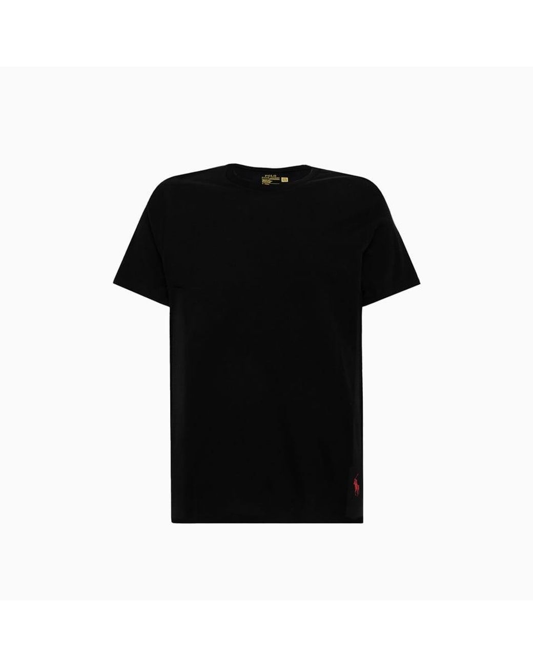 Polo Ralph Lauren Stretch T-shirt in Black for Men | Lyst