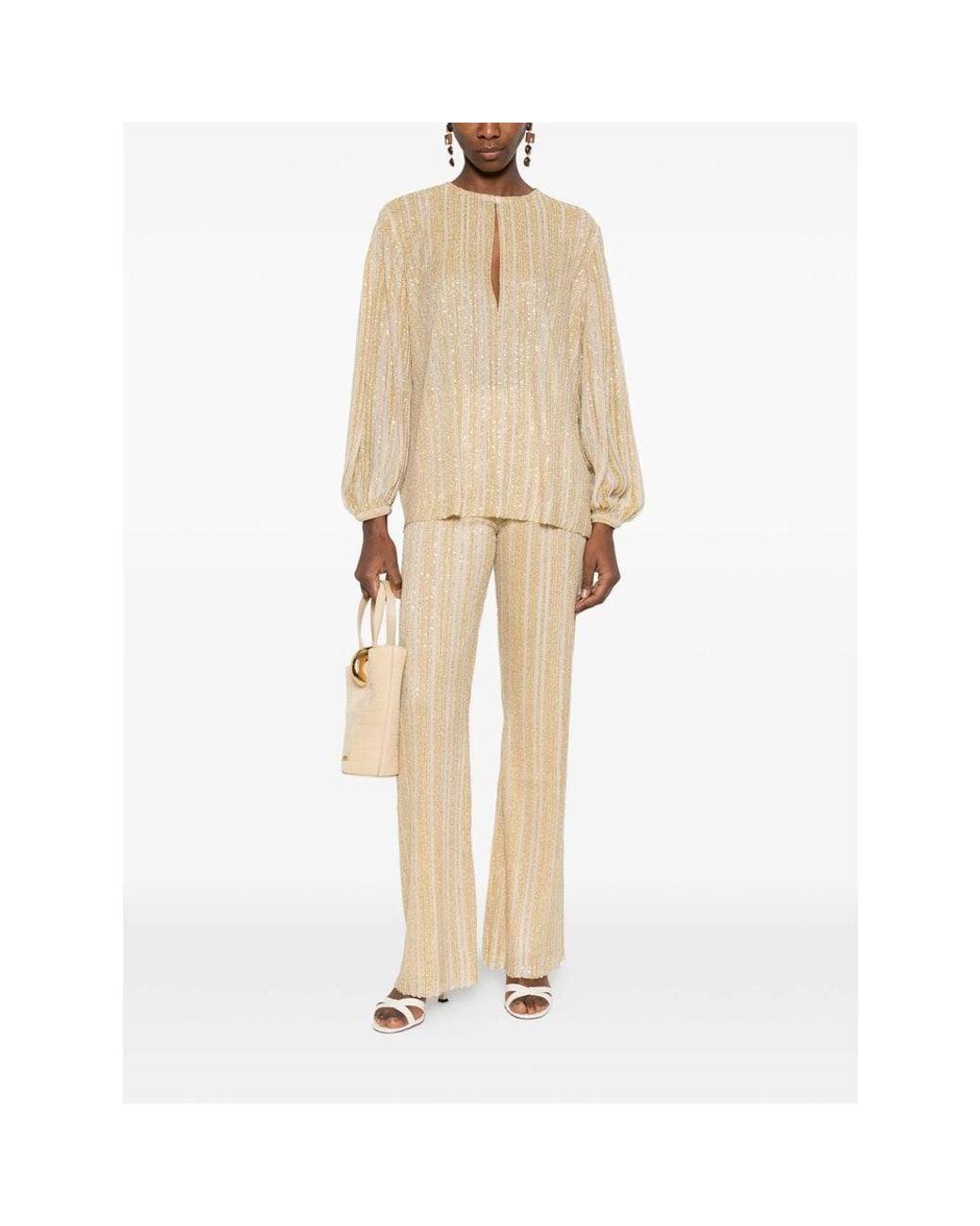 Missoni Natural Pants Neutral, White
