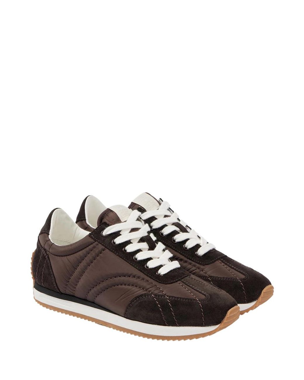 Totême Brown Sport Sneakers Espresso