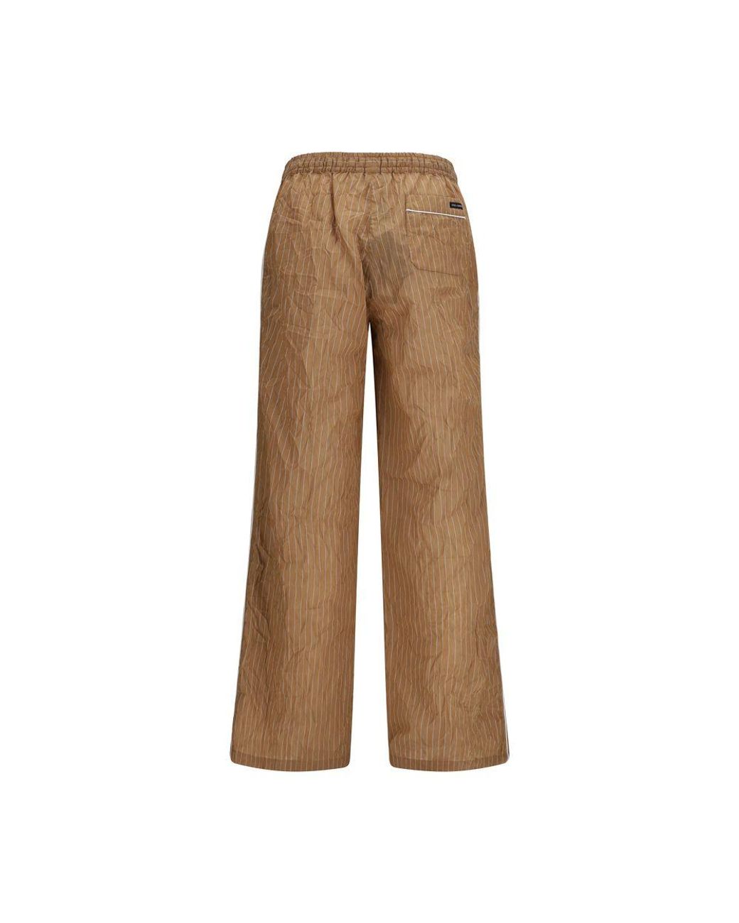 Dolce & Gabbana Brown Linen Casual Pants for men