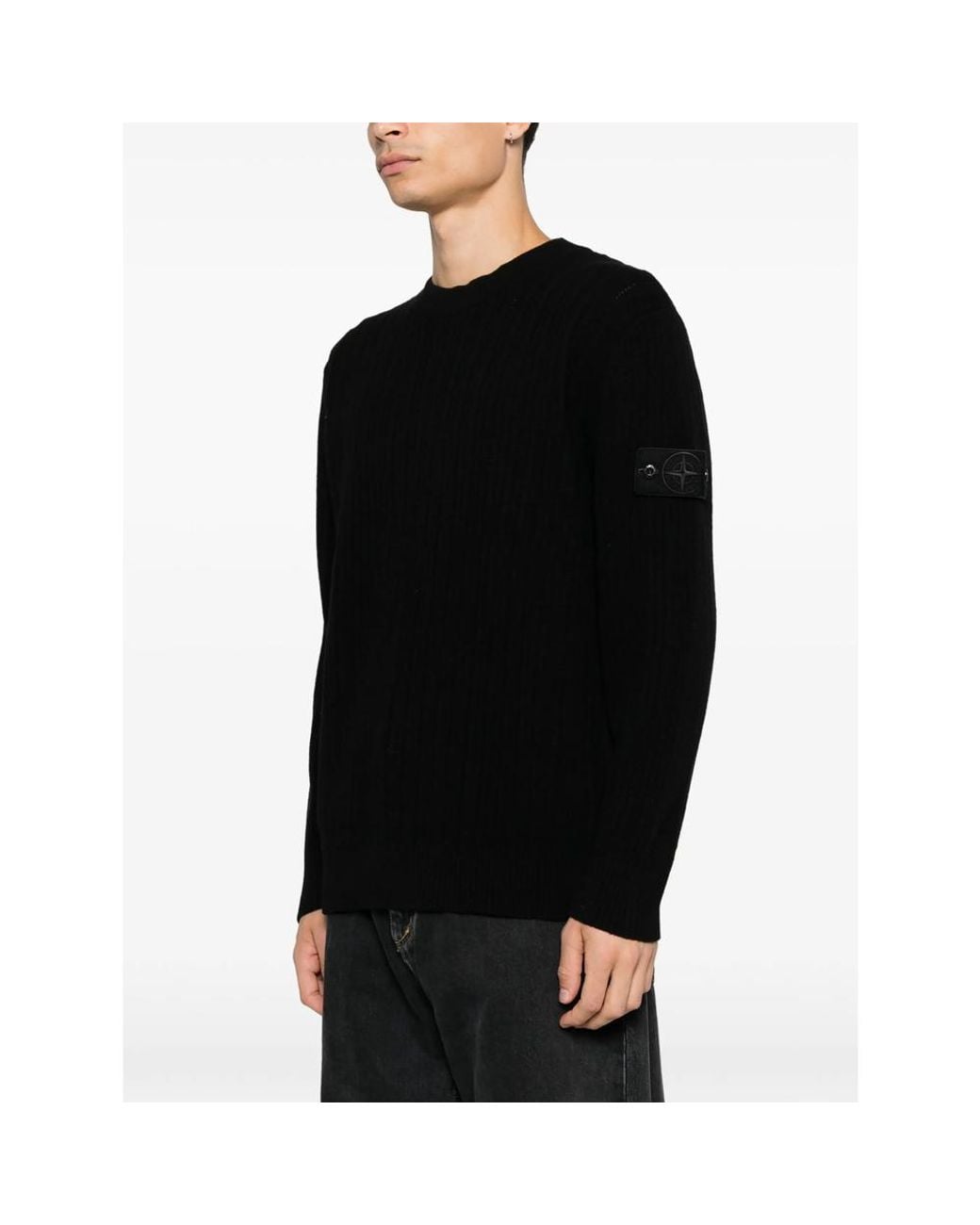 Stone Island Black Sweaters & Knitwear for men