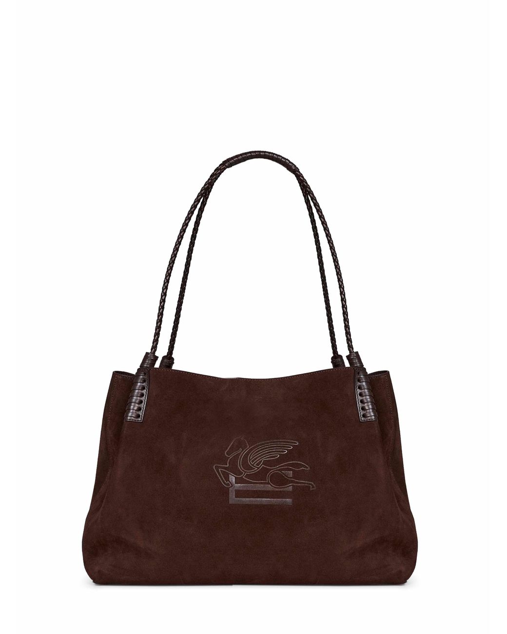 Etro Brown Large Libra Shopping Bag