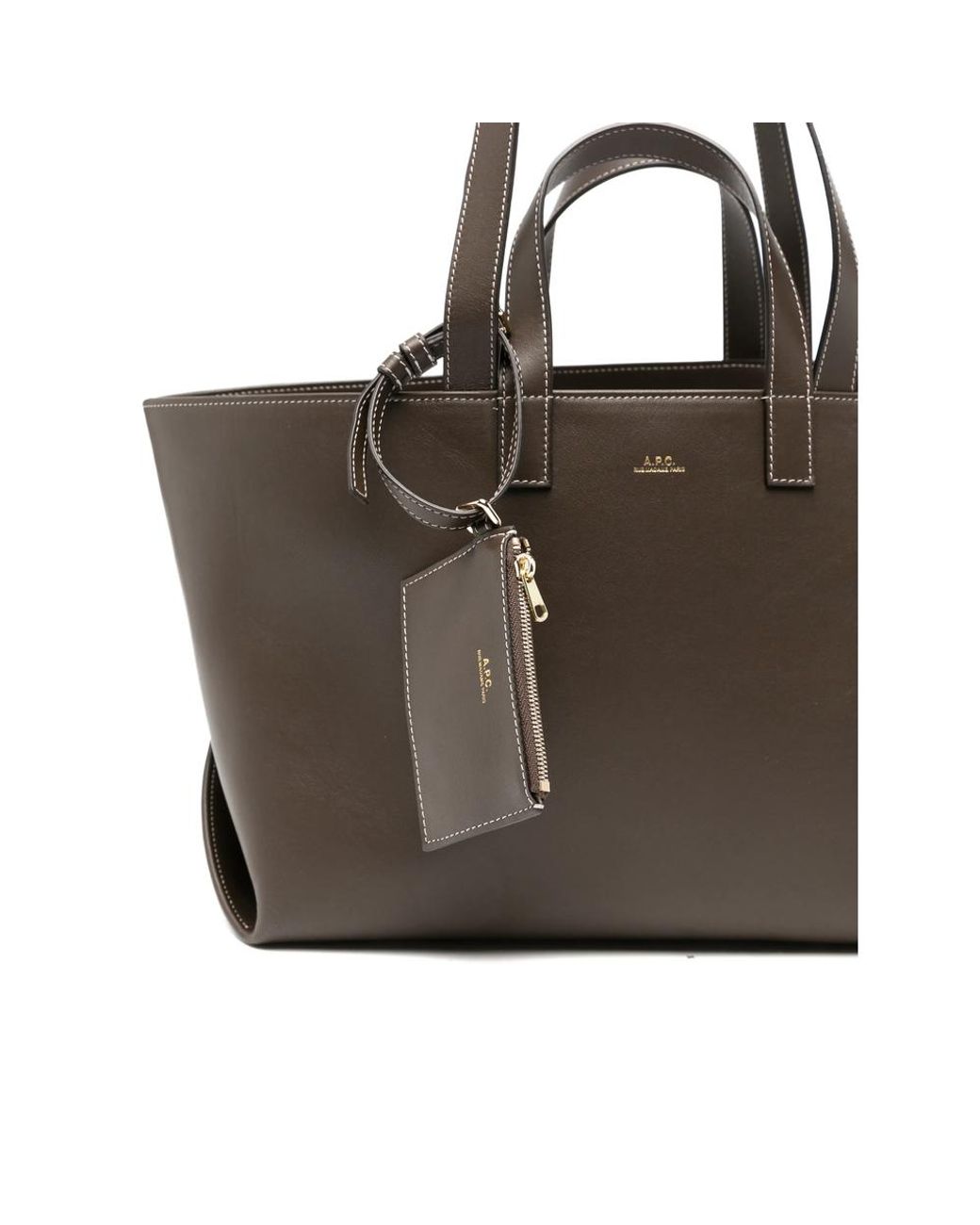 A.P.C. Brown Tote Bags