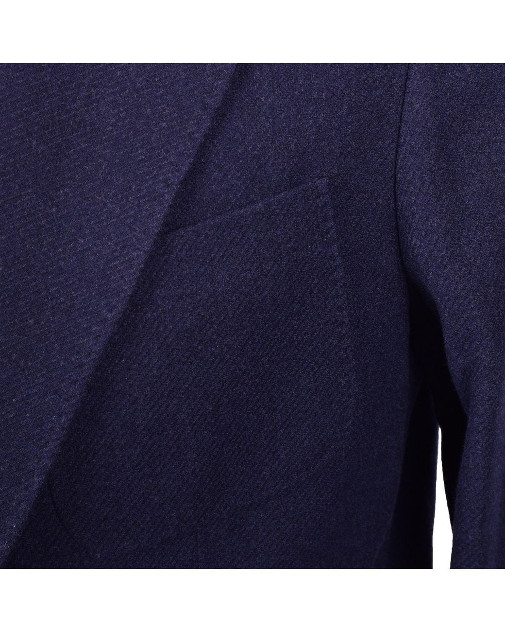 Brunello Cucinelli Blue Wool Silk Blazer Clothing for men