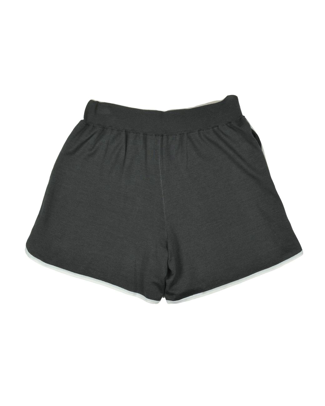 Brunello Cucinelli Black Atheltic Style Cashmere Blend Retro Shorts