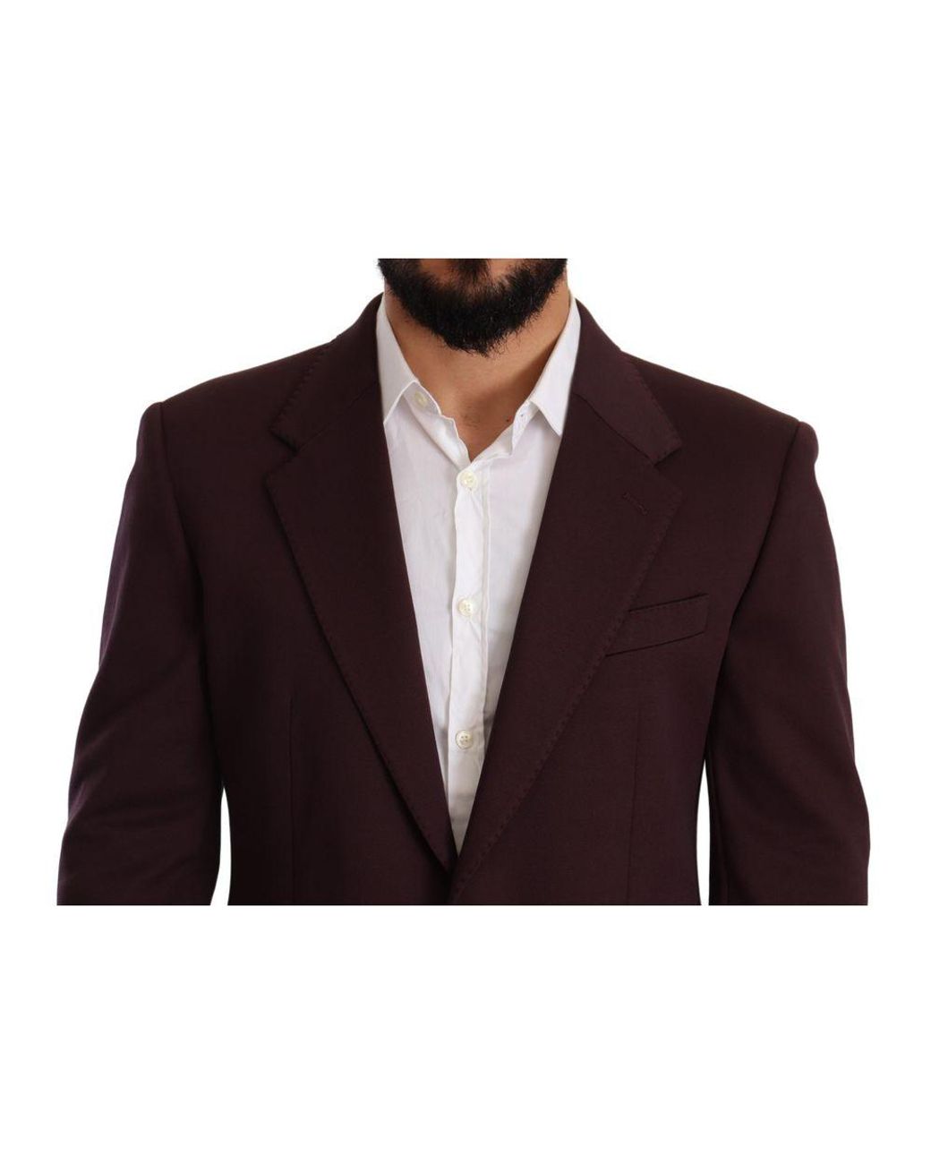 Dolce & Gabbana Multicolor Purple Cotton Blazer for men