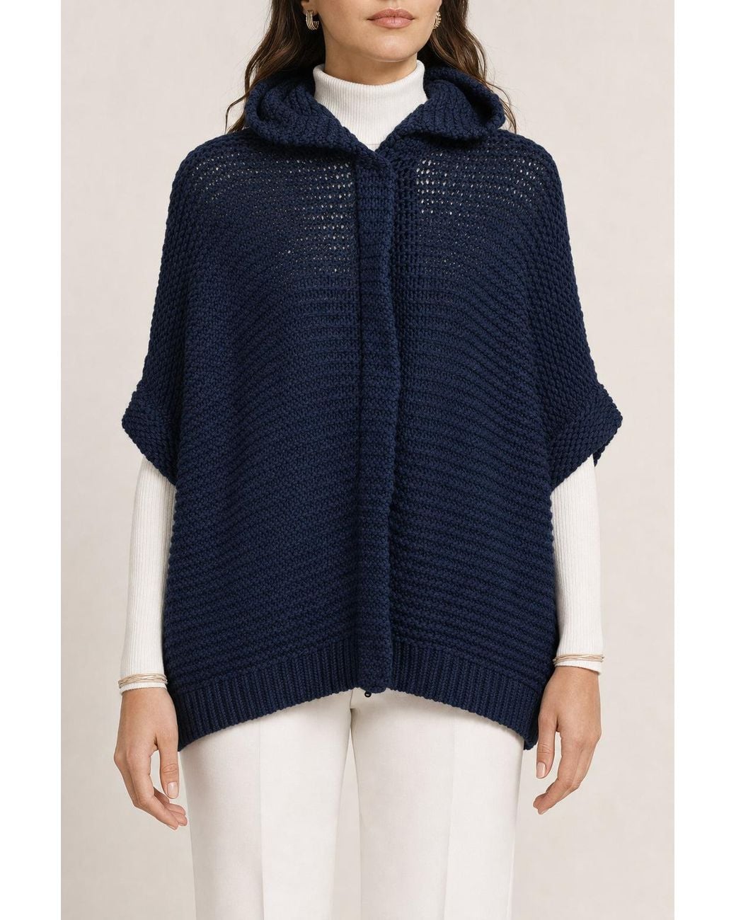 Brunello Cucinelli Blue Dark Knit Sweater