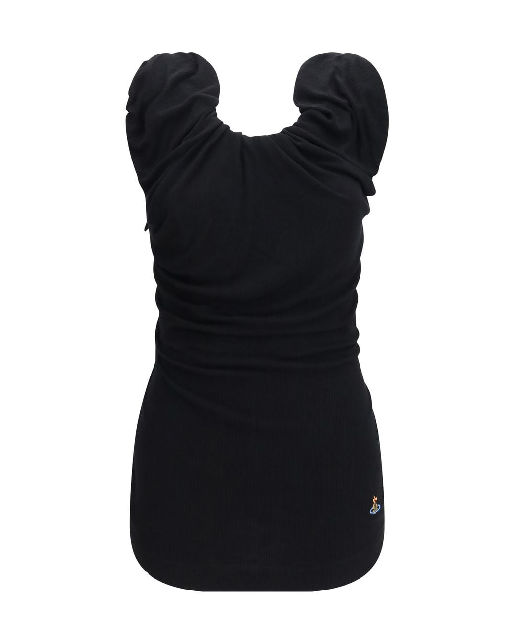 Vivienne Westwood Black Ginnie Jersey Top Viscose