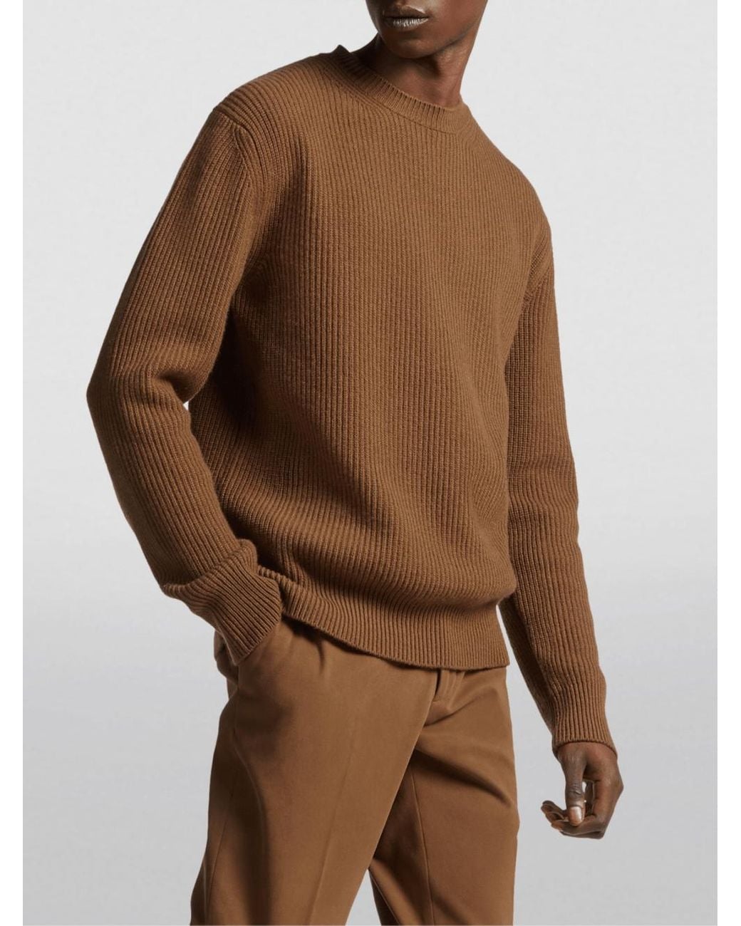 Zegna Brown Oasi Cashmere Sweater for men