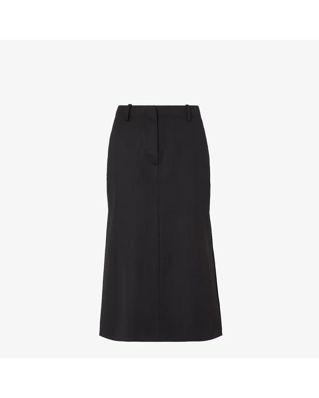 Fendi Black Fendi H26 Skirt